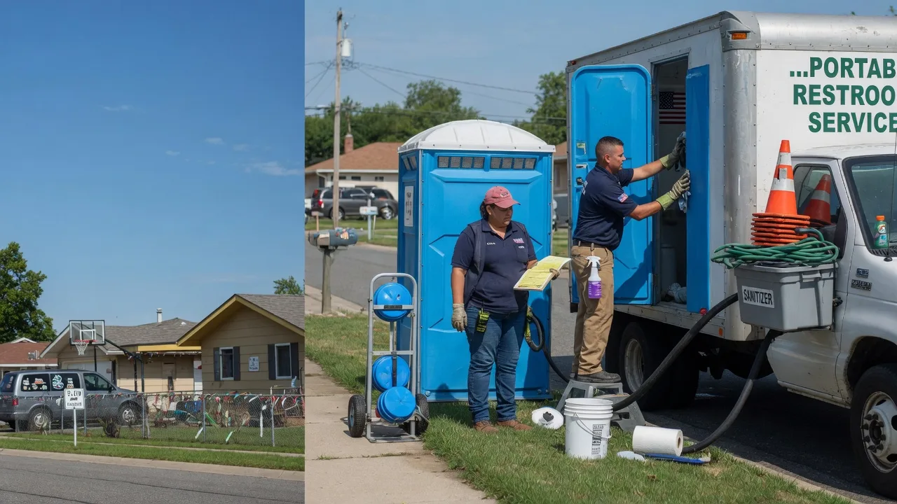 Portable Toilet Rental in Mill Shoals, IL near me